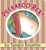 Book cover for "Peekaboo Rex!".