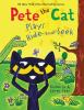 Book cover for "Pete the Cat plays hide and seek".